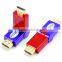 HDMI male to male adapter rotating 180 degree
