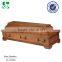 JS-E1446 Germany cheap style and wooden handles with professional lining for coffin lining