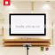 Tv wall mount style 200 inch transparent front projection film fixed frame projector screen