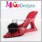 Christmas Novelty Wedding High Heel Shoe Resin Wine Bottle Holder