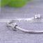 Antique Large Hole Inner with Silicon Stopper Silver Spacer Charm Custom Silver Beads