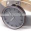 Popular Boys Girls Grey Leather Band Antique Quartz Wrist Watch For Kids