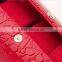 Wholesale Custom High-grade PU Leather Jewelry Box, Cylindrical Powder Box, Red Storage Box