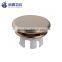 Basin plastic overlfow hole covers