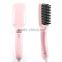 2016 high quality LCD electric hair brush straightener seen tv