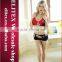 2015 Wholesale newest fashion design sexy cheerleader costume