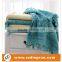 China factory 100% cotton new design bath towel with tassels