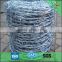 factory direct sale galvanized chain link fence top barbed wire