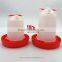 poultry water drinker 6 kgs red bottom 330 mm 6 L chicken water feeder