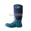 Womens Printed Neoprene Garden Boots With Rip Stop Fabric