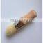 pure bristle hog bristle wax brush with beech wood