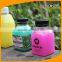 8 oz Natural Beveled Square PET Juice Bottles