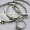 wells CE hardware polished SS304 stainless 316 hose clamps for pipeline