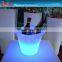 led ice bucket& for night club colour change led ice bucket,led plastic bar ice bucket
