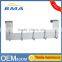 Hot Sale 5 Hooks Stainless Steel Over Door Clothes Hook