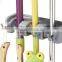 Garden Tool Storage mop and broom holder wall Organization for the Home Plastic Hanger for Closet Garage Organizer
