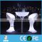 High quality LED unfoldable cocktail table bar table