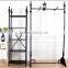 Fashion market floorstanding metal clothing rack