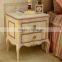 European style classic design kids princess imperial crown cloth art bed in handmade wooden carved design - BF07-70355