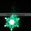 Acrylic LED RBG Flashing Snowflake With Sucker Suction Cup Ornament