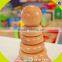 Wholesale Baby Wooden Stacking Blocks Toy High Quality Kids Smooth Wooden Stacking Blocks Toy for Fun W13D120