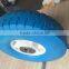 200mm PU foam trolley wheel 2.50-4 with plastic rim