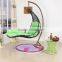 Outdoor swing egg chair/rattan swing hanging egg chair/indoor hanging swing egg chair