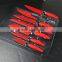 51007 6 Pcs Non-stick Knife Set With Rubber Handle