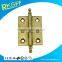 2017 hot sale universal zinc alloy door and window gold hinges