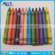 Factory price children school supplies wax crayon for drawing