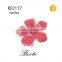 New arriving flower metal shoes buckle accessory for woman's shoes