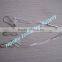 Clothing Hang Tag White Nylon String Pear Safety Pin