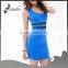 Mesh panel bodycon dress of 2015 hot selling fashion dress for women