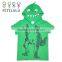 China Clothing Factory Wholesale Green Dinosaur 100% Cotton Pullover Hoodie T-Shirt For Boy