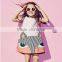 New Fancy Dress Fox Pattern Splicing Baby Girl Daily Wear Competition for Kids