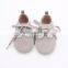 2017 New fancy leather for girls baby shoes genuine leather with boys and girls