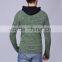2017 new seamless running zipped thumb hole sport jacket for man