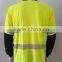 Mens two-tone high visibility 3M segmented reflective tape Australia long sleeve wicking safety polo shirt