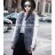 SJ058-01 Garment Factory Sale Turkey Feather Vest Clothing/Custom Plus Size Women Clothing