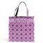 Laser Tote Bag Lady Geometry Plain Split Joint Shoulder Bags Women Sequins Handags