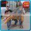 Amusement park life size dinosaur costume with easy control