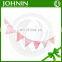 cheap promotional birthday party wedding site decorative fabric bunting