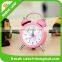 Students creative gifts personality metal small alarm clock movements wholesale customizable clock face