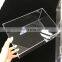 Factory Custom Plexiglass Lucite Big Large Clear Acrylic Storage box Hinged Cover With 4 Small Case Suitcase