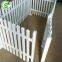 Manufacturers garden fence time-proof white picket fence garden edging