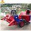 Mini rice paddy combine harvester machinery thresher price