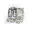 XYREPUESTOS  AUTO ENGINE PARTS Repuestos Al Por Mayor 1GRFE Full Gasket Set for TOYOTA HILUX 04111-31343 04111-31342