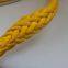Recomen supply high strength uhmwpe rope with  galvanized thimble stainless steel thimble trailing  uhmwpe rope for boats