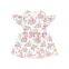 Baby Flower Cold Shoulder Dress Party Supplies Trendy Girls Clothes