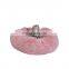 Hot Sale Calming Soft Fuzzy Fur Donut Cuddler Cat Dog Bed
